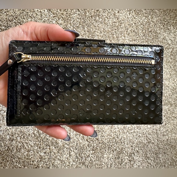 KATE SPADE - black patent leather wallet - Picture 3 of 3